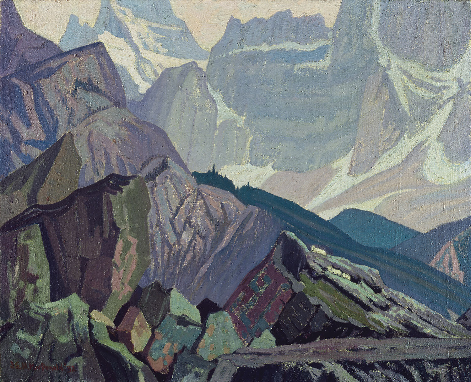 J.E.H. MacDonald - Goat Range, Rocky Mountains