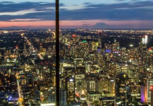 CN Tower at night