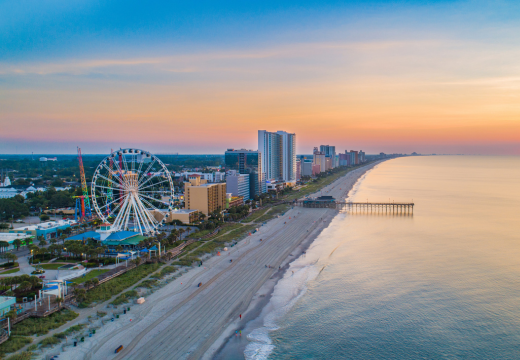 Myrtle Beach South Carolina SC Skyline Aerial View