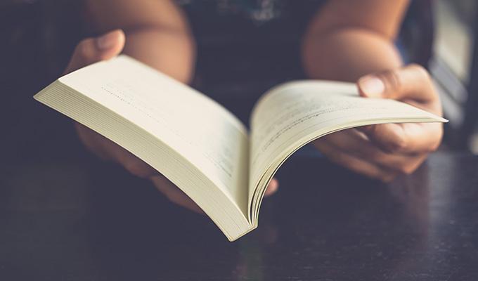 reading book 