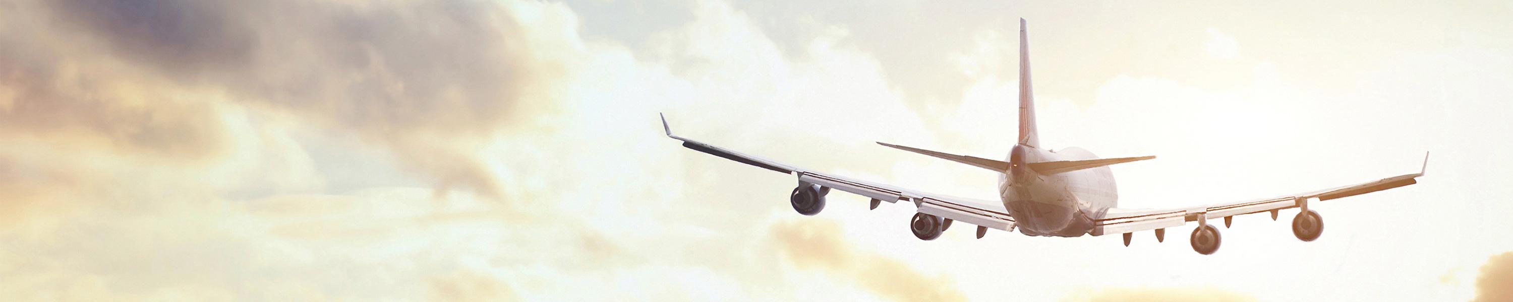 plane in sky 
