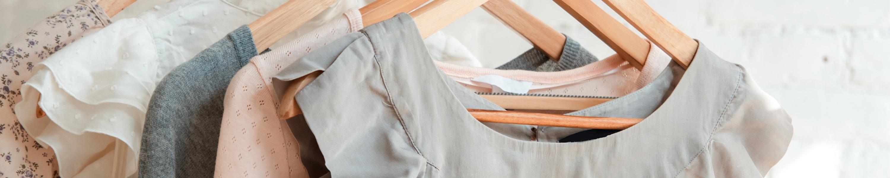 Clothing on rack