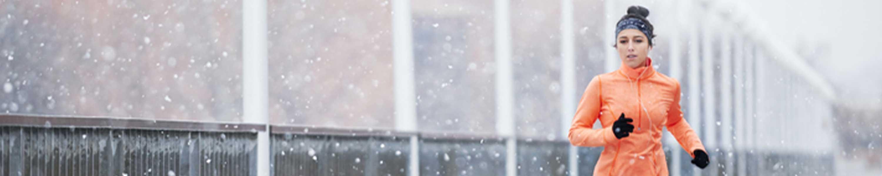 Runner in winter