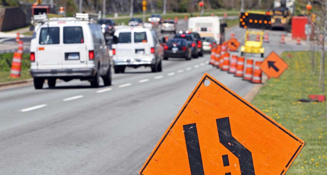 Road signs and construction